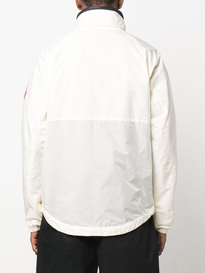 White Octano Logo Patch Lightweight Jacket