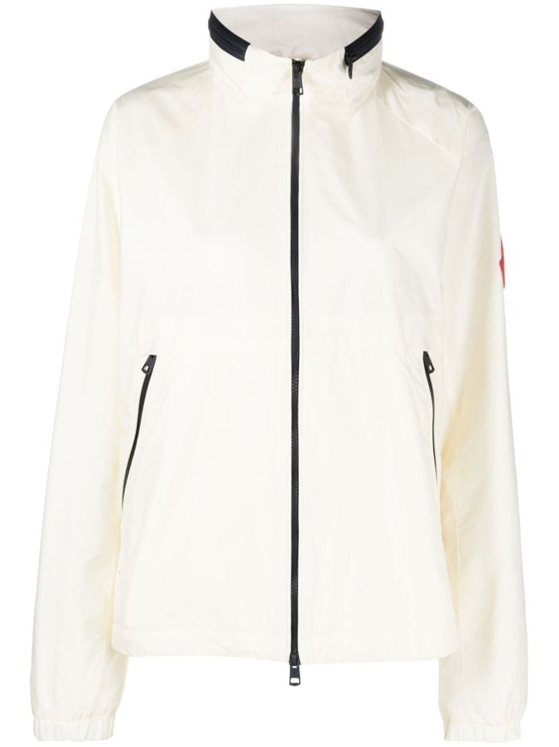 White Octano Logo Patch Lightweight Jacket