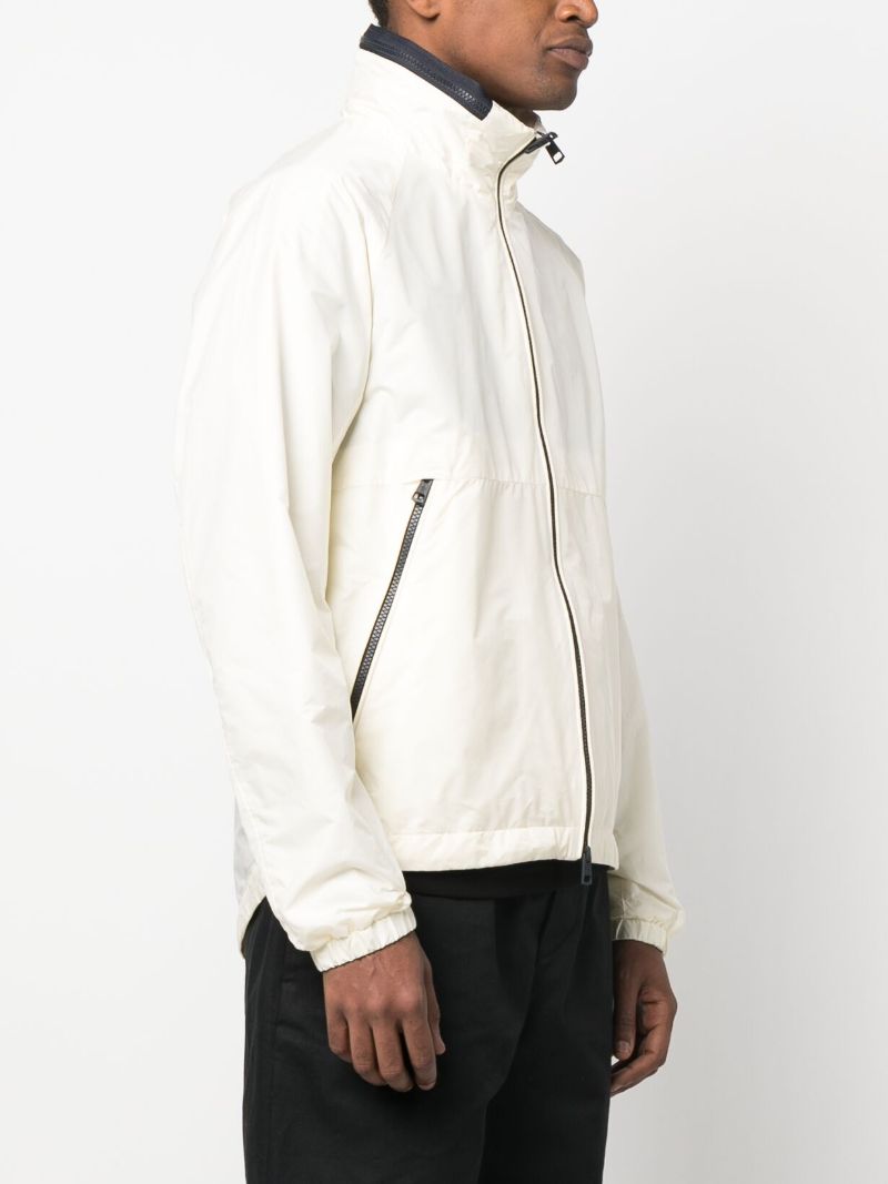 White Octano Logo Patch Lightweight Jacket