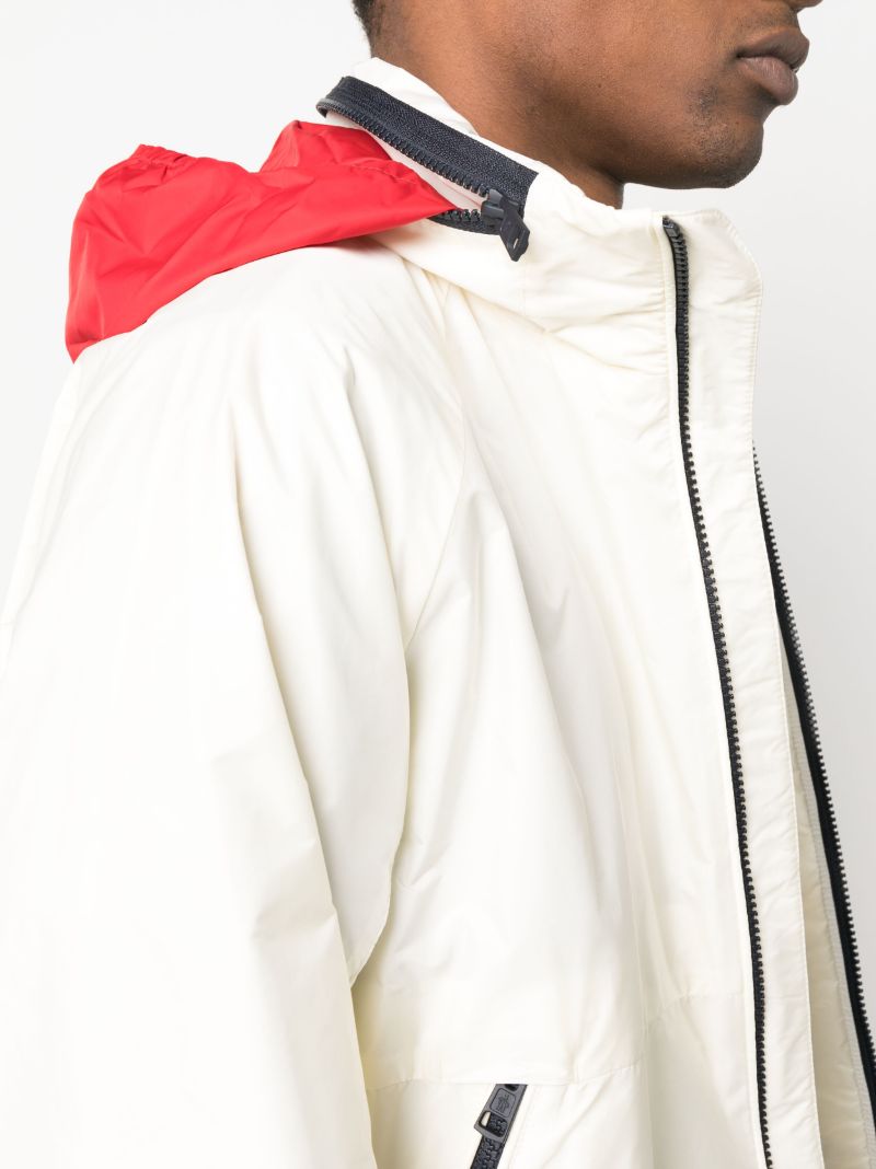 White Octano Logo Patch Lightweight Jacket