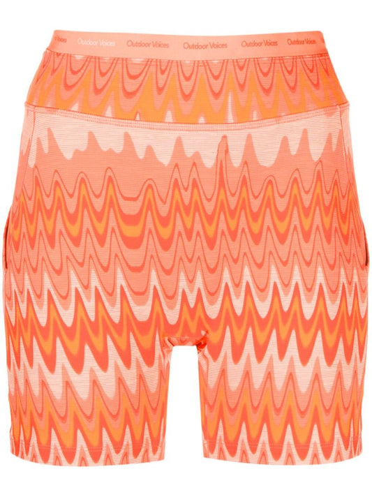 Orange Thrive 5-inch Printed Shorts