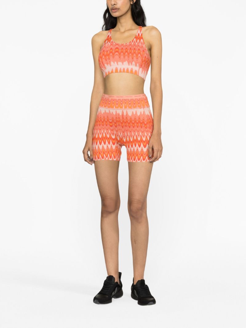 Orange Thrive 5-inch Printed Shorts