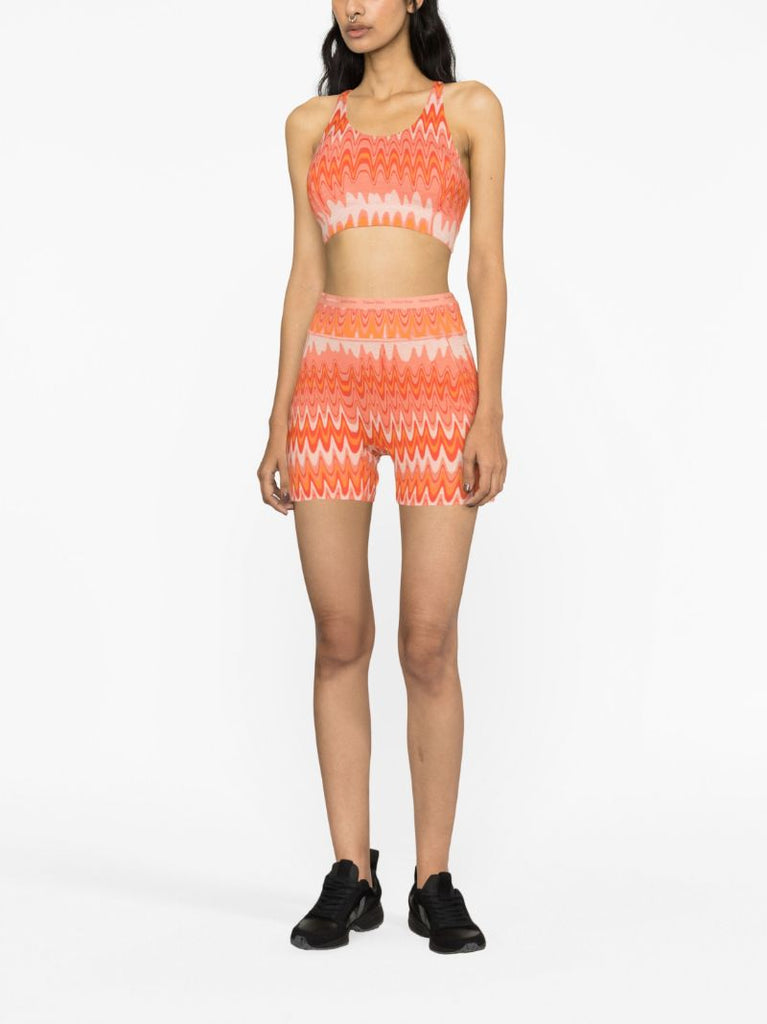 Orange Thrive 5-inch Printed Shorts