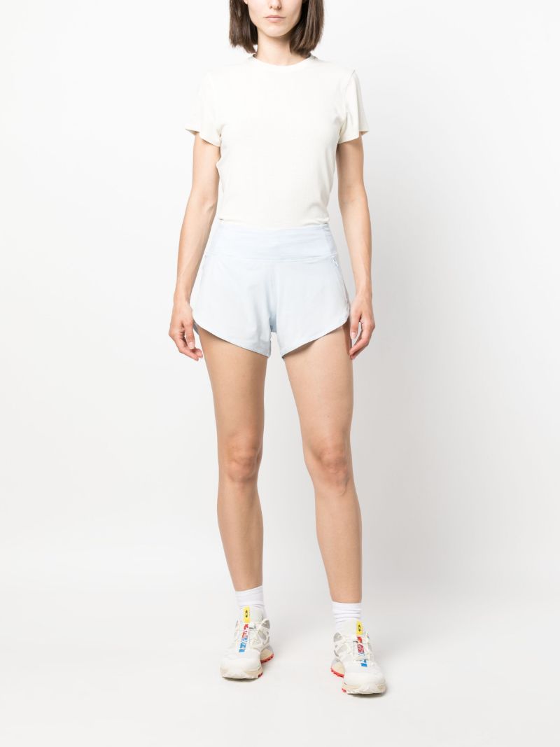 Blue Hudson 4 Inch Running Shorts