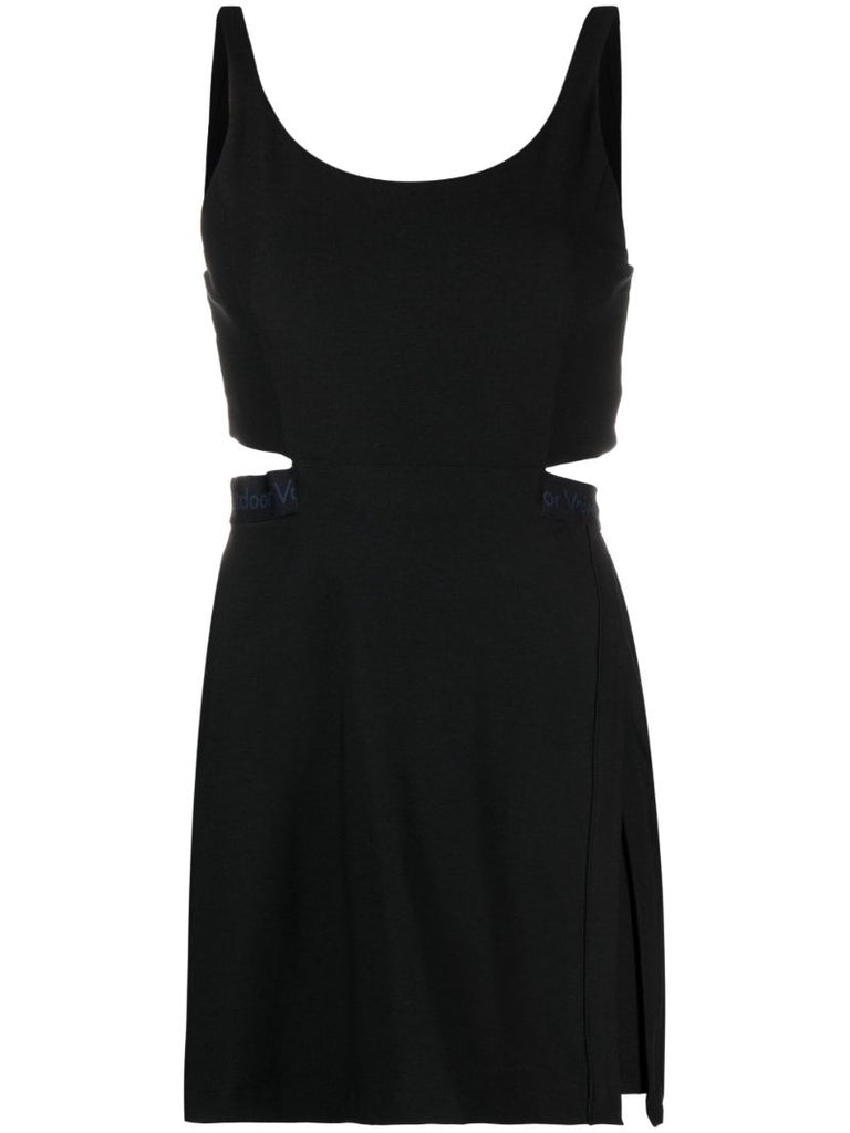 Black Court Cut-out Mini Dress