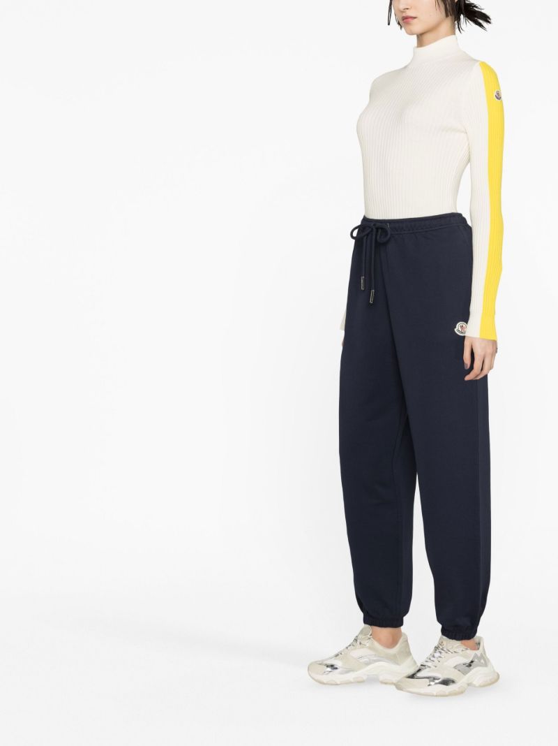 White Ribbed Wool Sweater