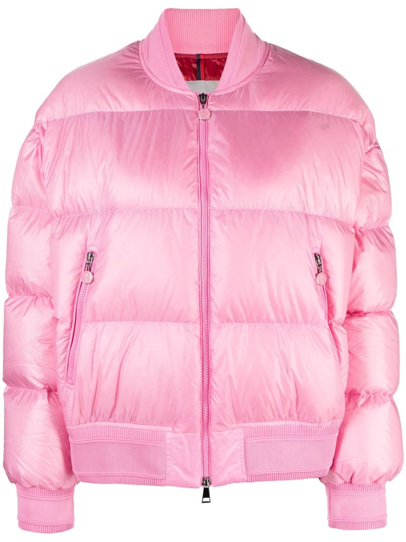 Pink Merlat Down Bomber Jacket