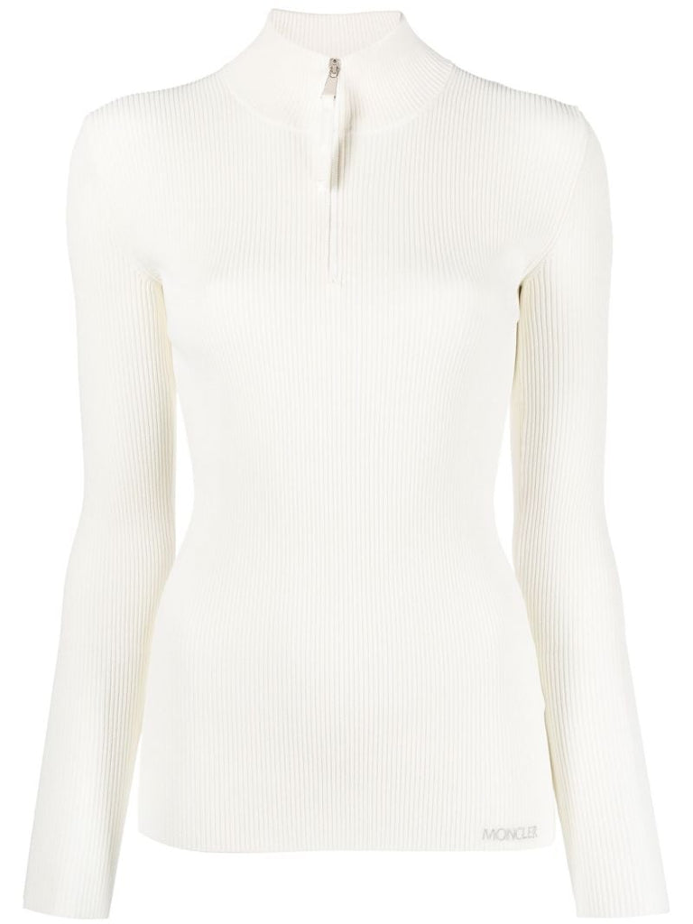 Neutral Ribbed Sweatshirt