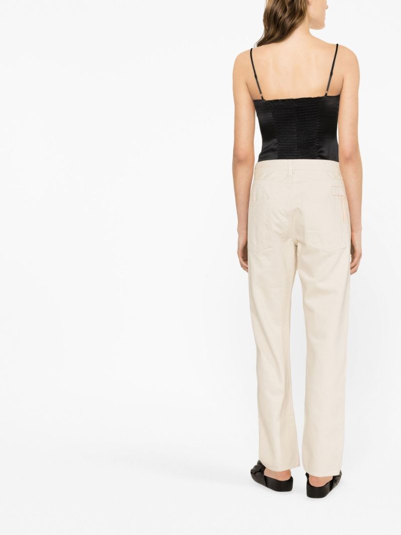 Black Overland Silk Camisole Top