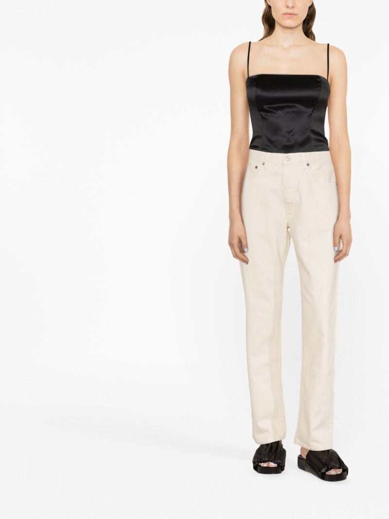 Black Overland Silk Camisole Top
