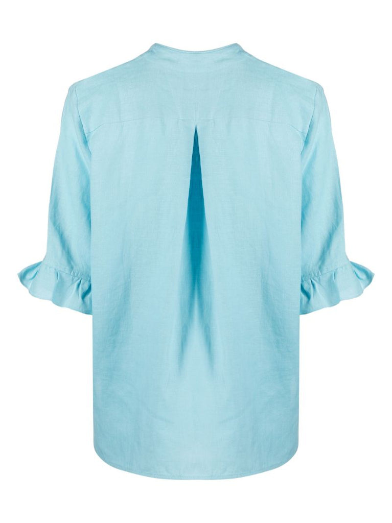 Blue Linen Lounge Set
