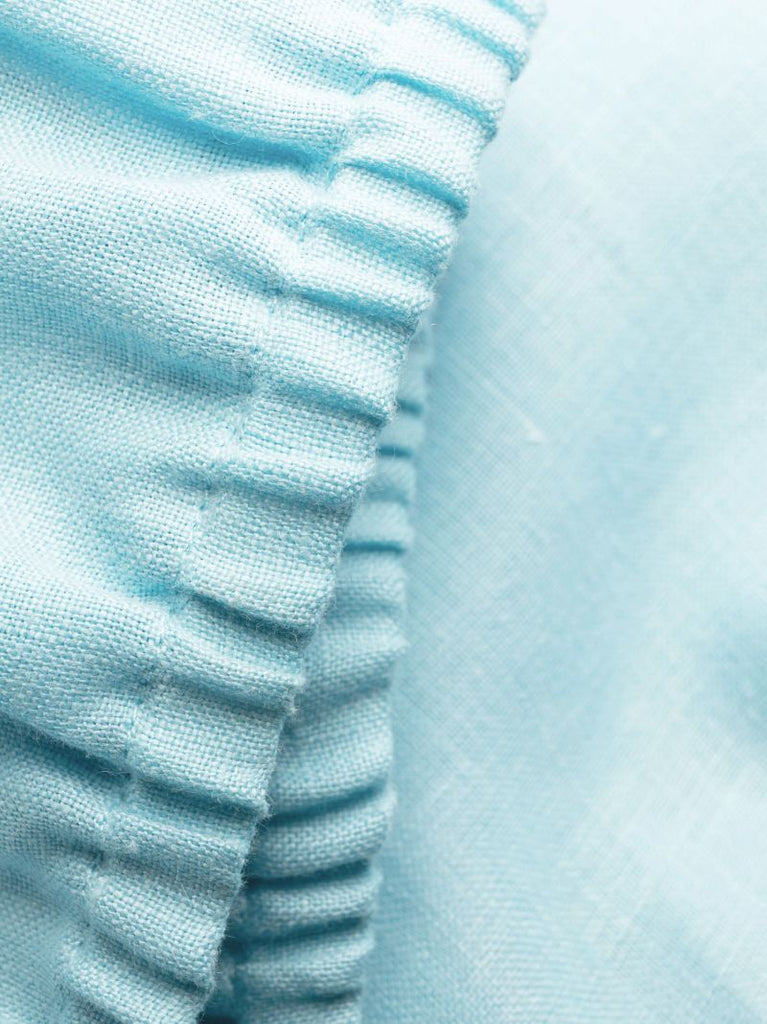 Blue Linen Lounge Set