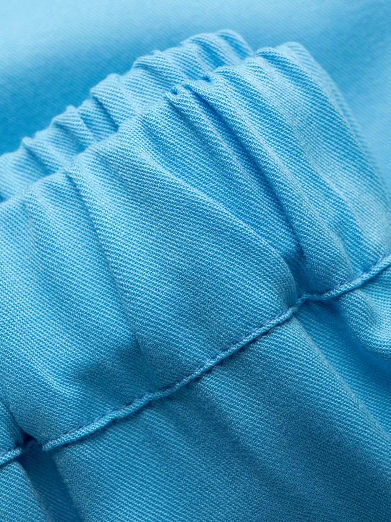 Blue Party Feather Trim Pyjamas