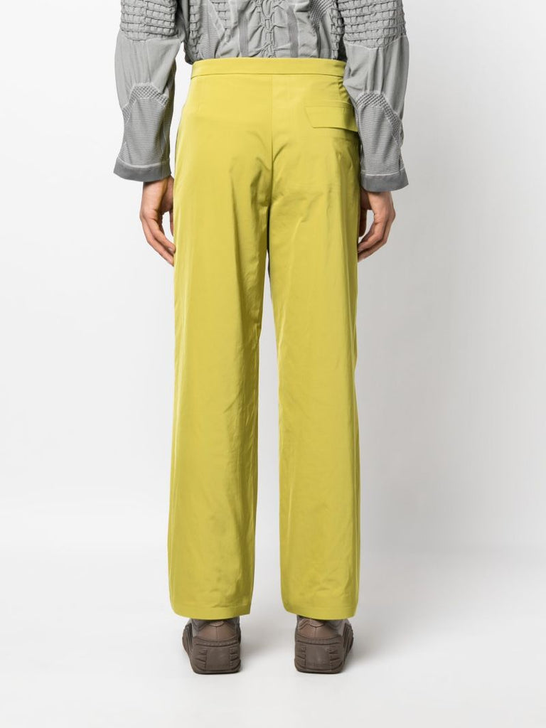 Yellow Wide-leg Trousers