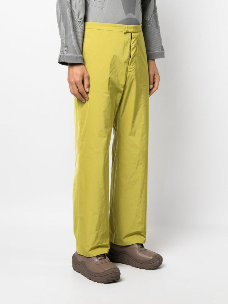 Yellow Wide-leg Trousers