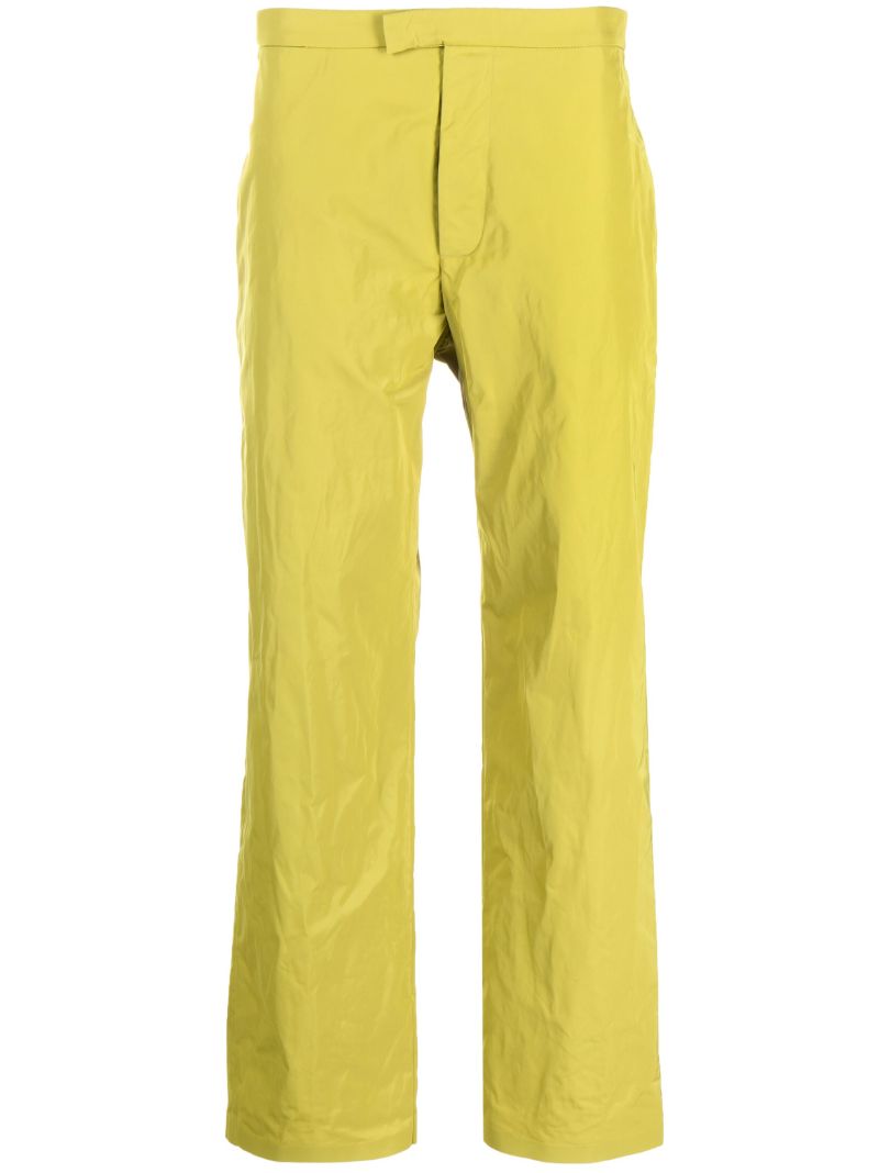Yellow Wide-leg Trousers