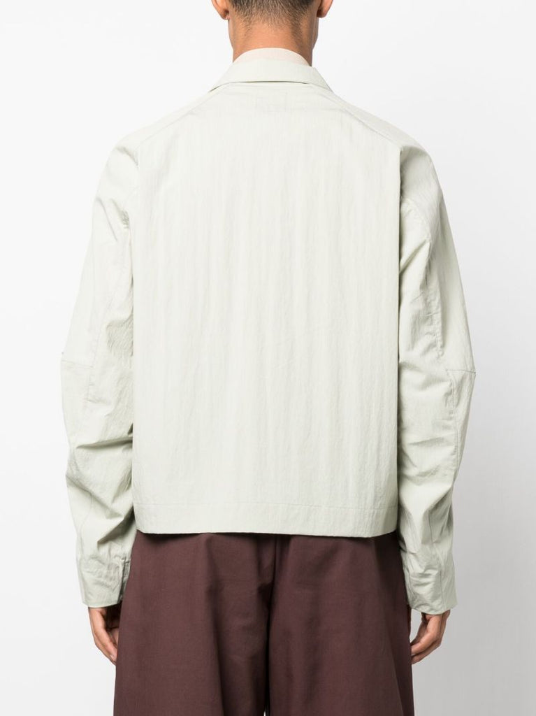 Neutral Camp Collar Shirt Jacket