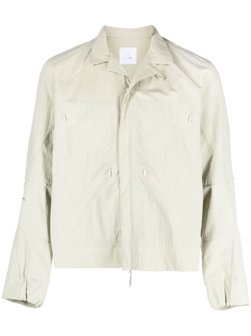 Neutral Camp Collar Shirt Jacket