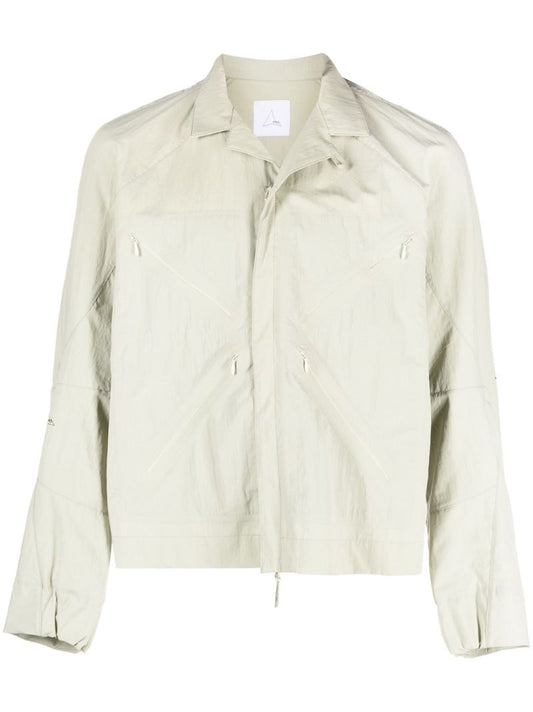 Neutral Camp Collar Shirt Jacket