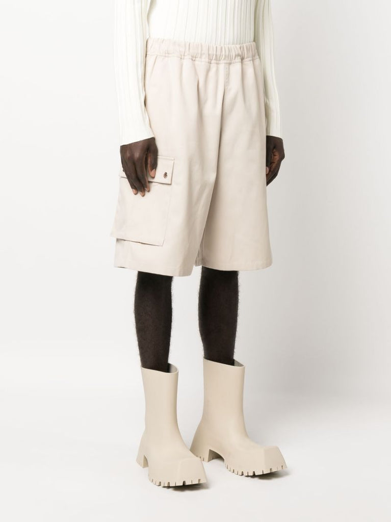 Neutral Cargo Bermuda Shorts