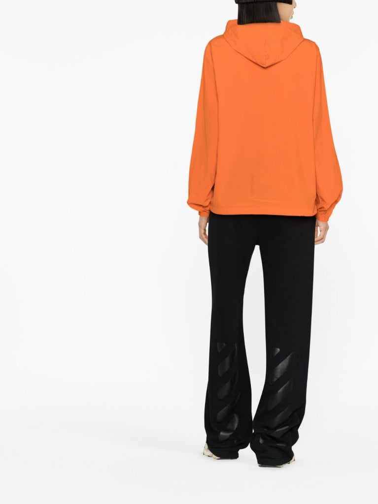 Orange Recnylon Hooded Jacket