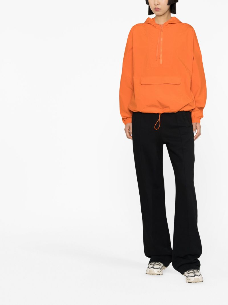 Orange Recnylon Hooded Jacket