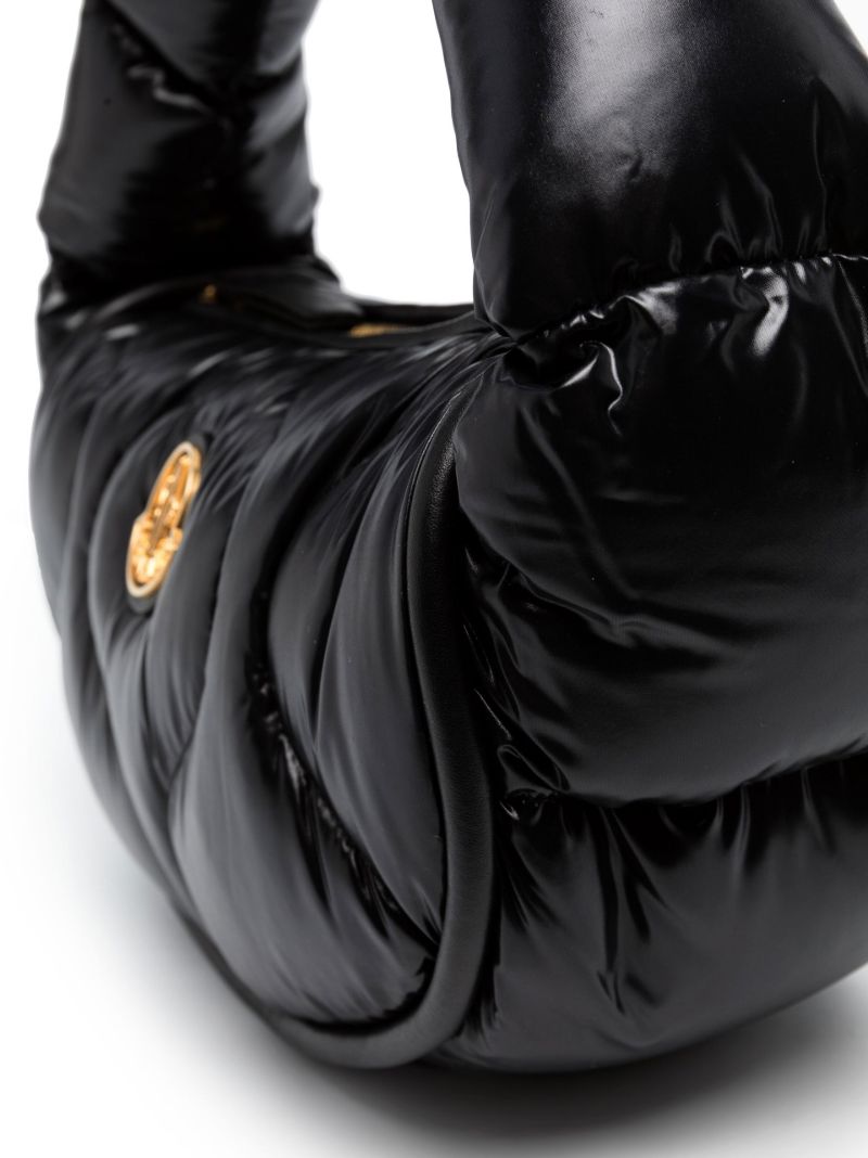 Black Delilah Quilted Shoulder Bag