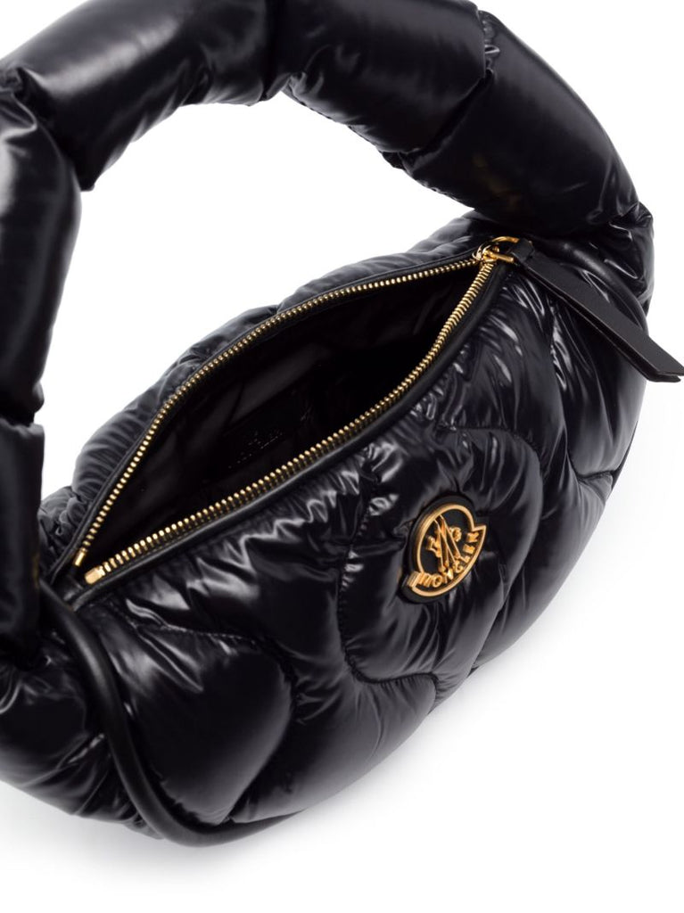 Black Delilah Quilted Shoulder Bag