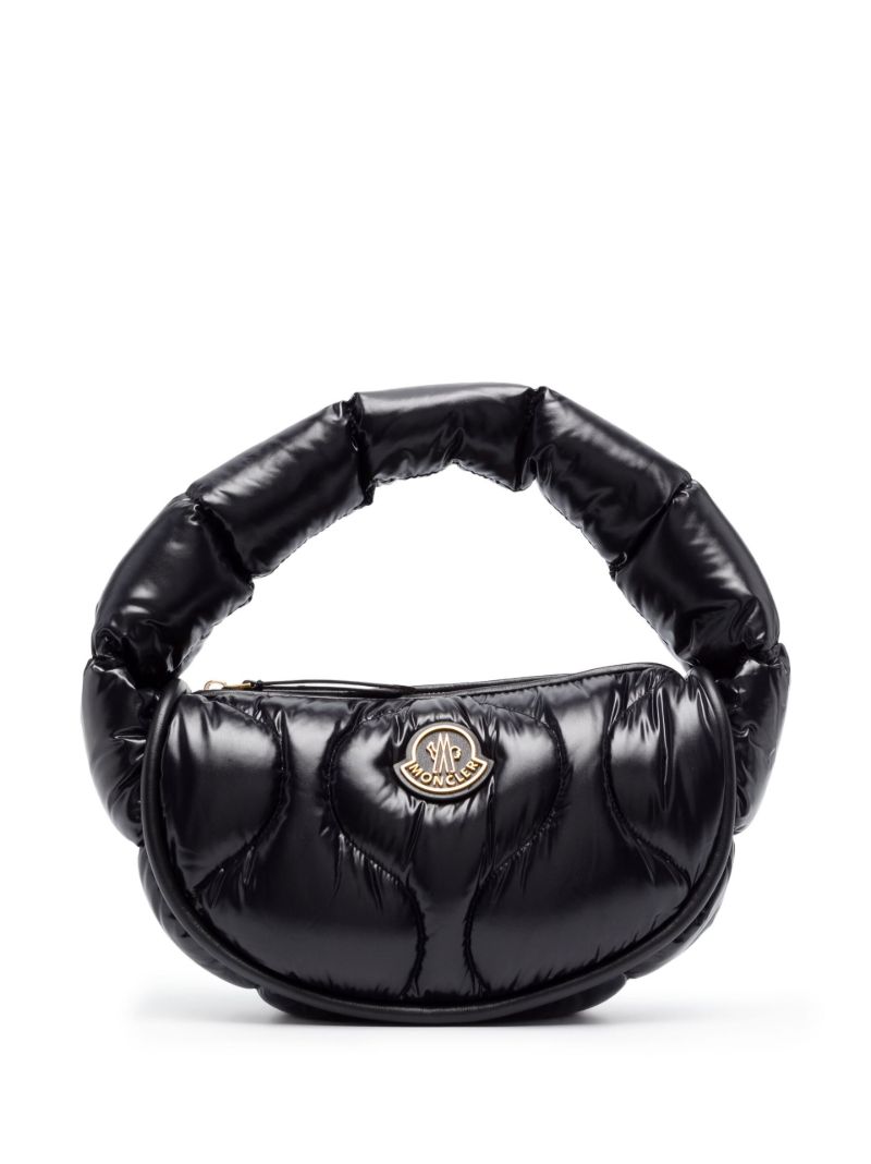 Black Delilah Quilted Shoulder Bag