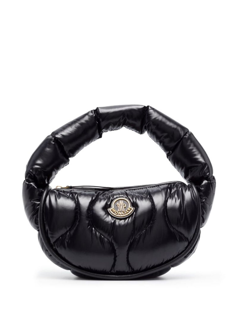 Black Delilah Quilted Shoulder Bag