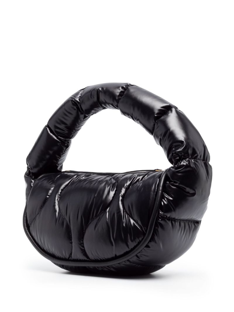 Black Delilah Quilted Shoulder Bag