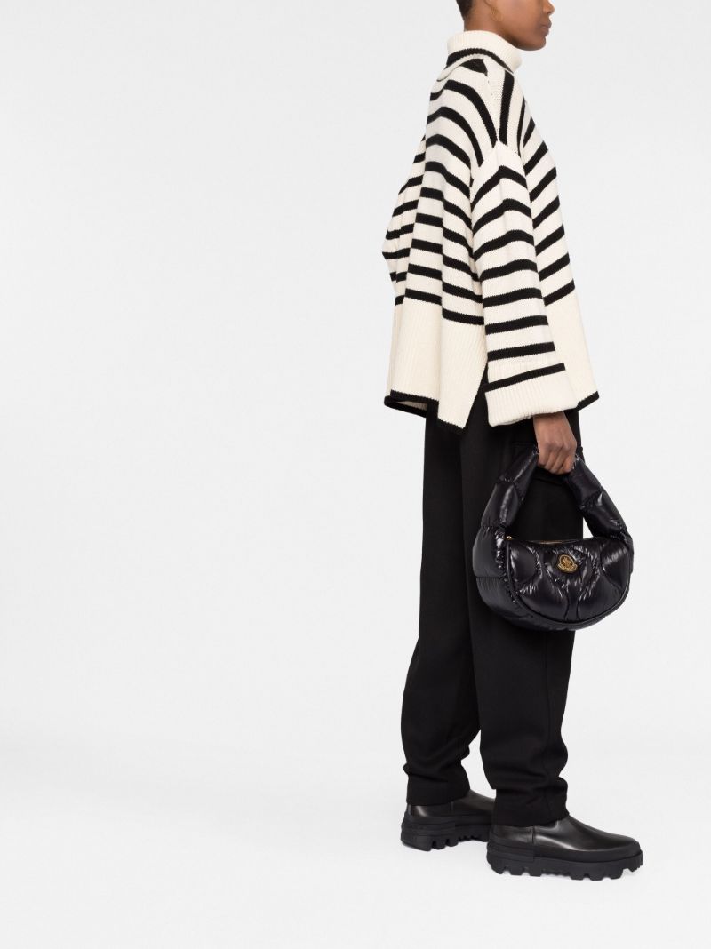 Black Delilah Quilted Shoulder Bag