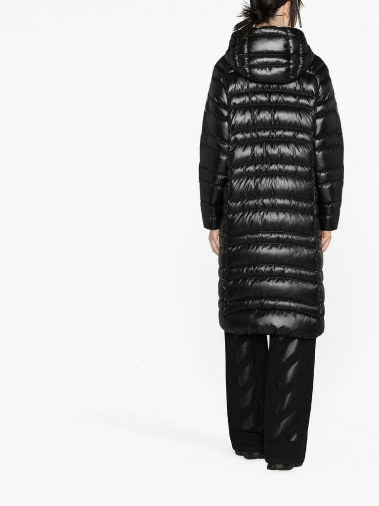 Black Apogon Long Padded Coat