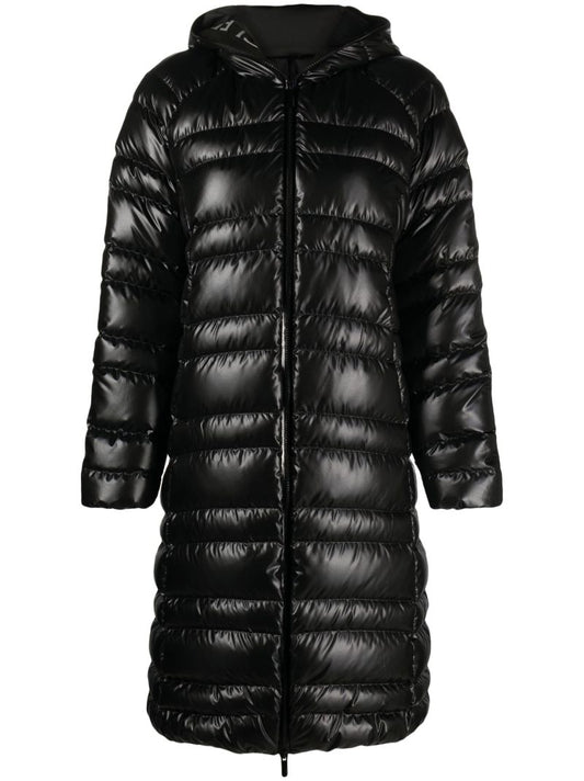 Black Apogon Long Padded Coat