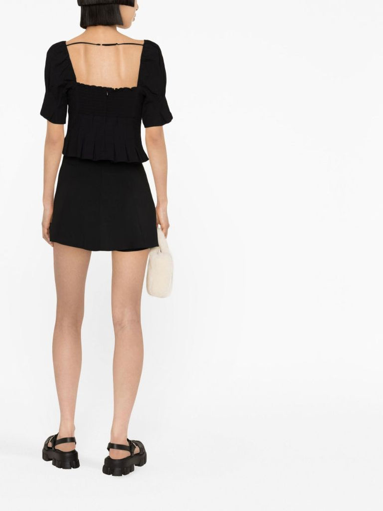 Black Talina Organic Cotton Top