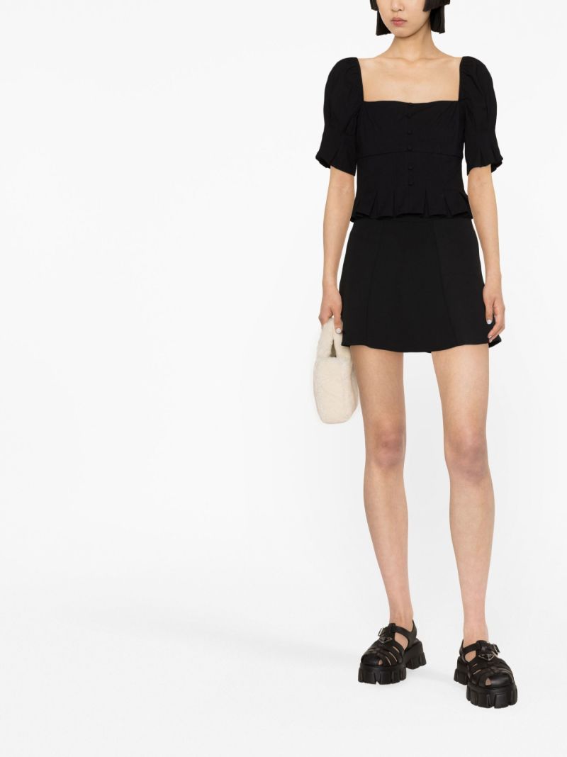Black Talina Organic Cotton Top