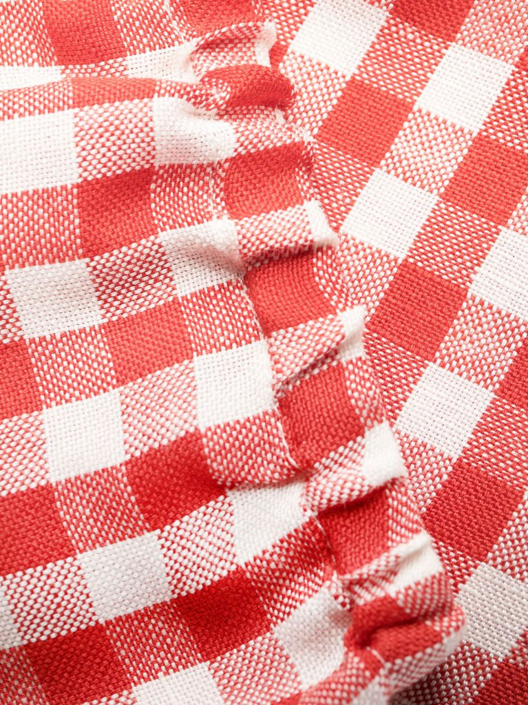 Red Gingham Lounge Set