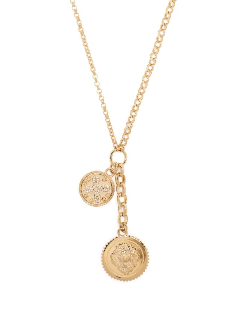 18k Yellow Gold Strength Love Story Medium Belcher Diamond Chain Necklace