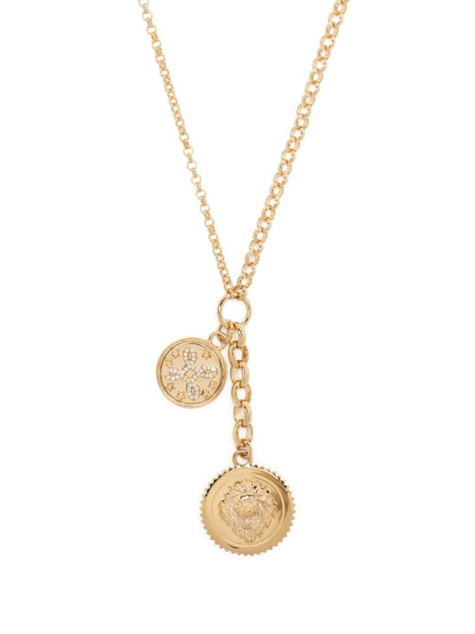18k Yellow Gold Strength Love Story Medium Belcher Diamond Chain Necklace