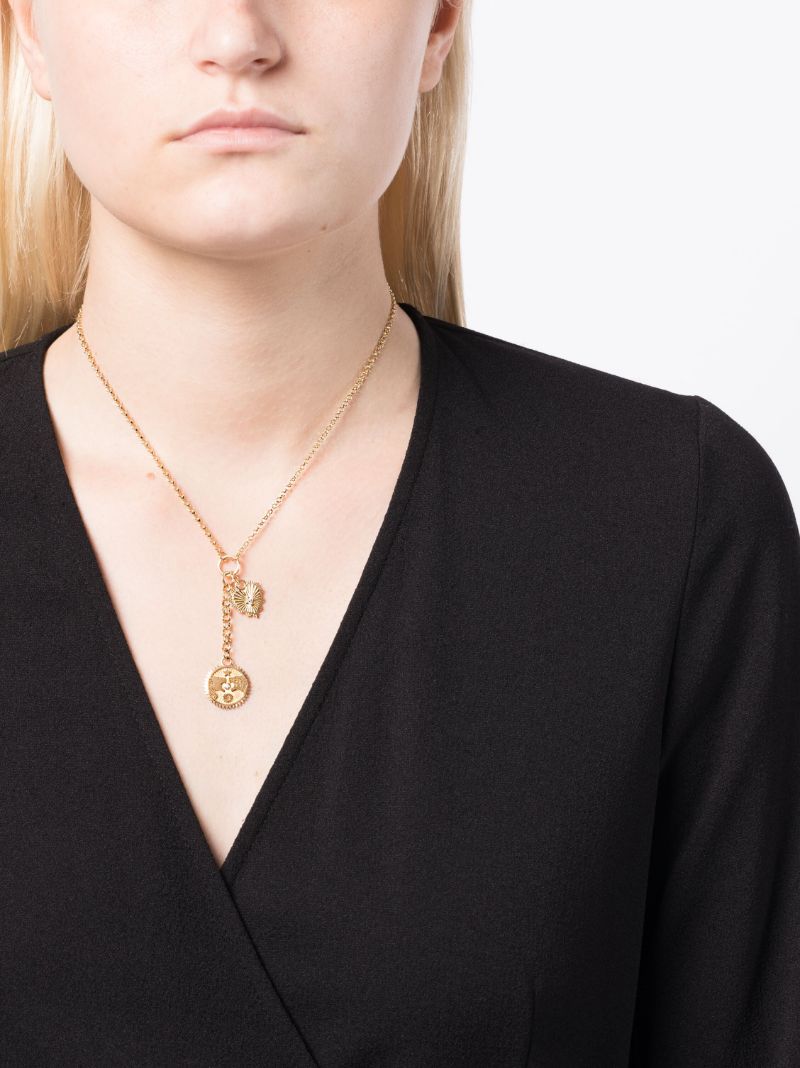 18k Yellow Gold Mini Strength True Love Mix Belcher Diamond Chain Necklace