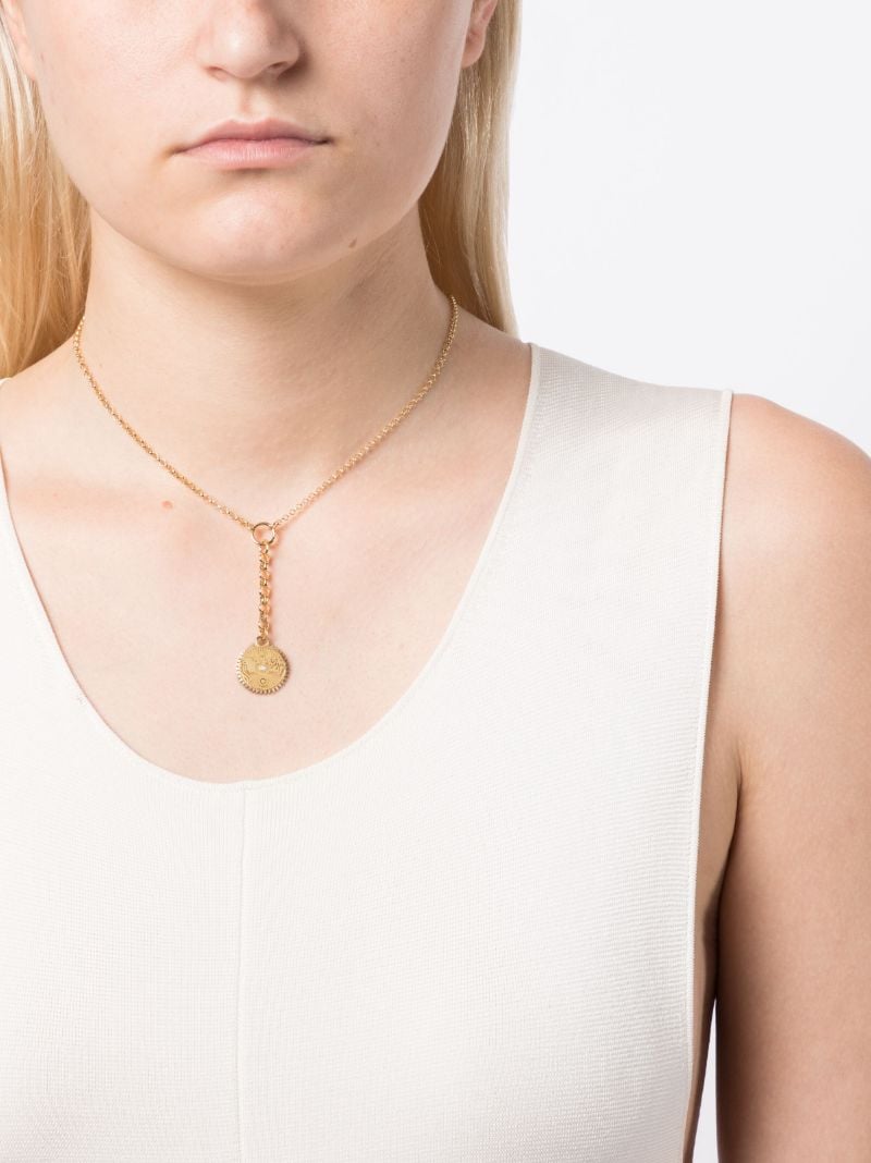 18k Yellow Gold Baby Strength Mix Belcher Diamond Necklace