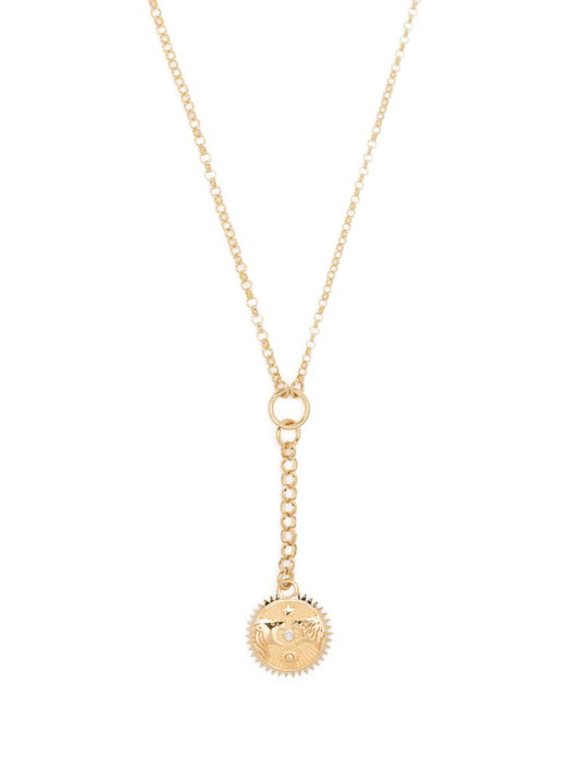 18k Yellow Gold Baby Strength Mix Belcher Diamond Necklace
