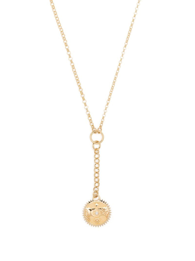 18k Yellow Gold Baby Strength Mix Belcher Diamond Necklace