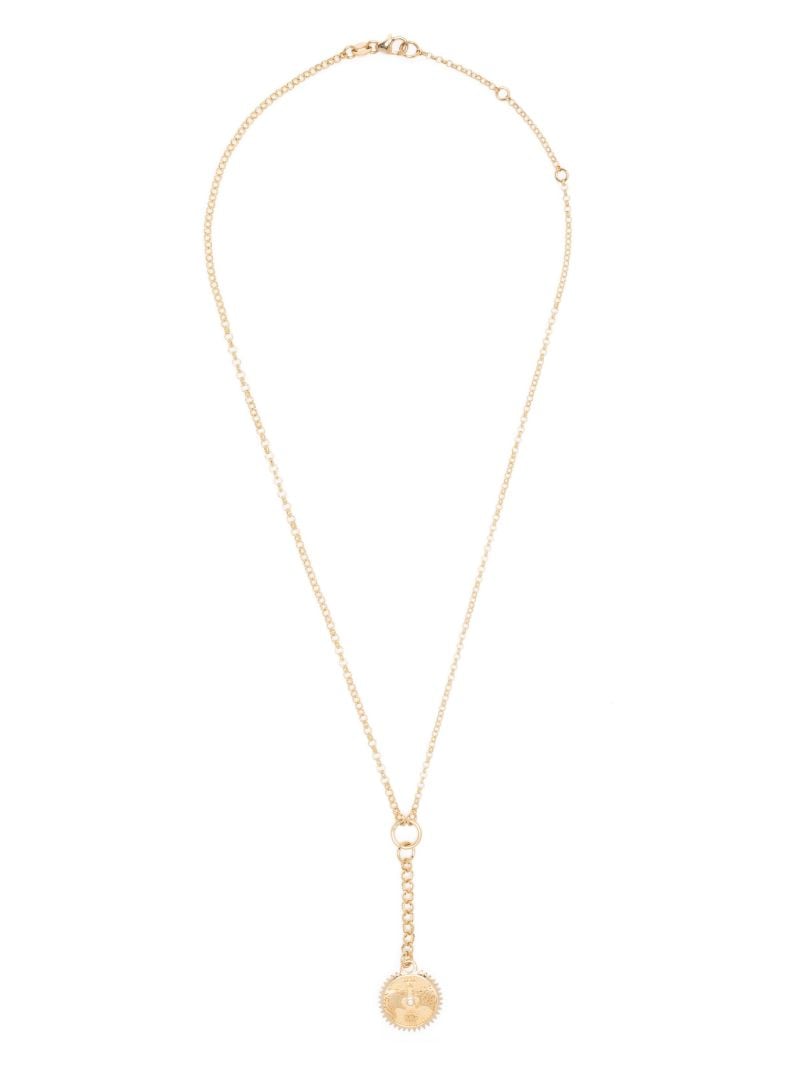 18k Yellow Gold Baby Strength Mix Belcher Diamond Necklace