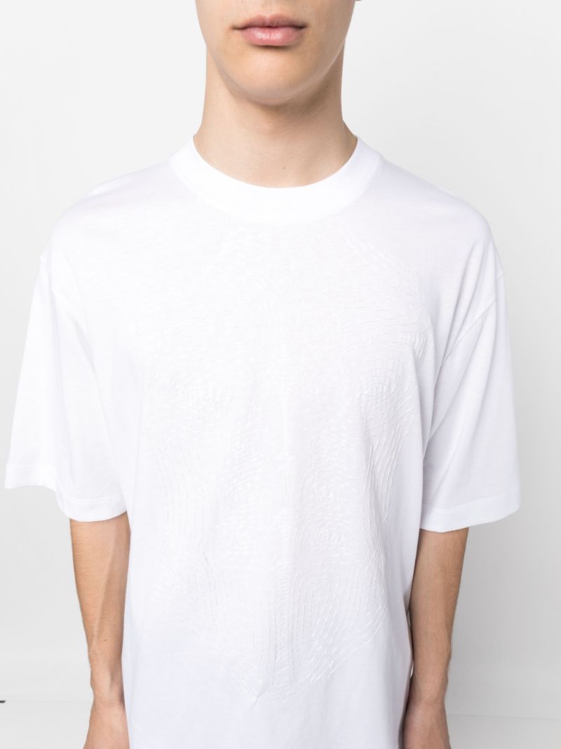 White Body Stitch Skate T-shirt