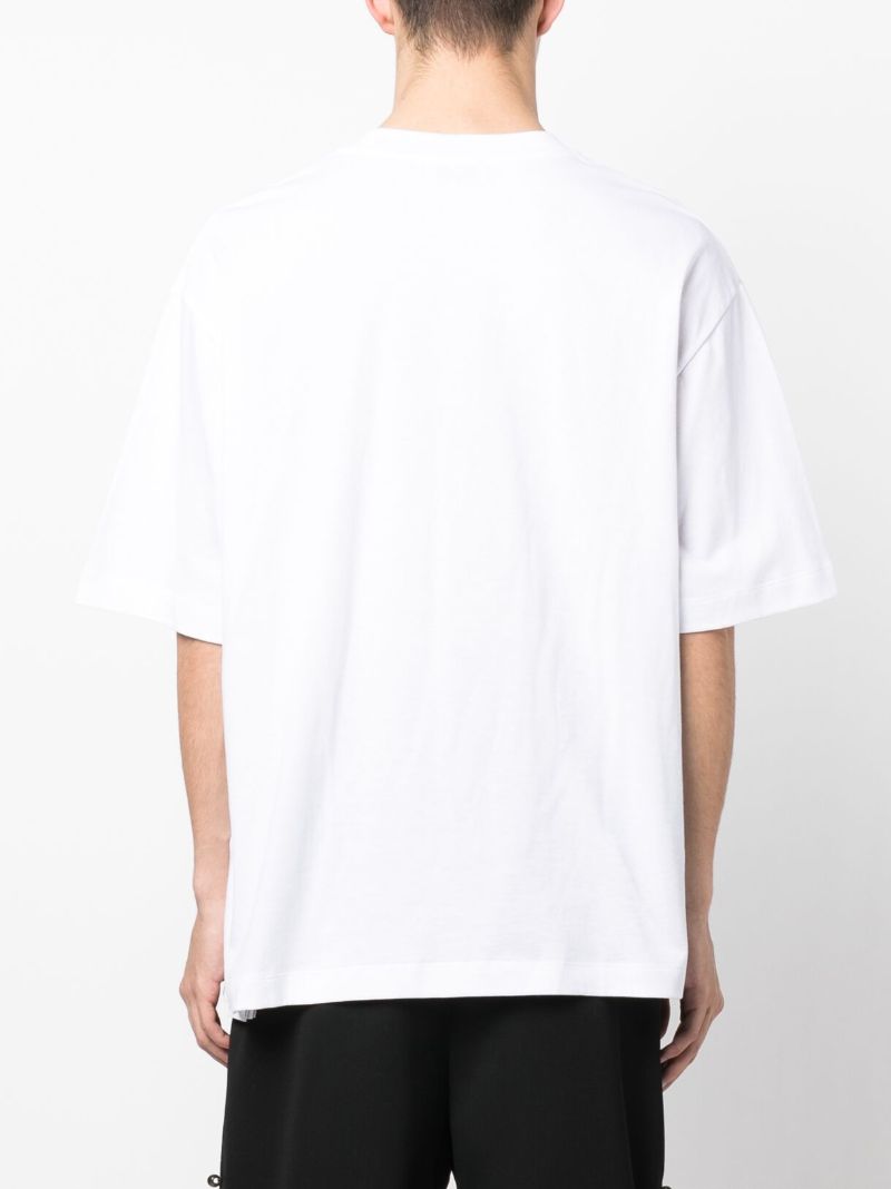 White Body Stitch Skate T-shirt