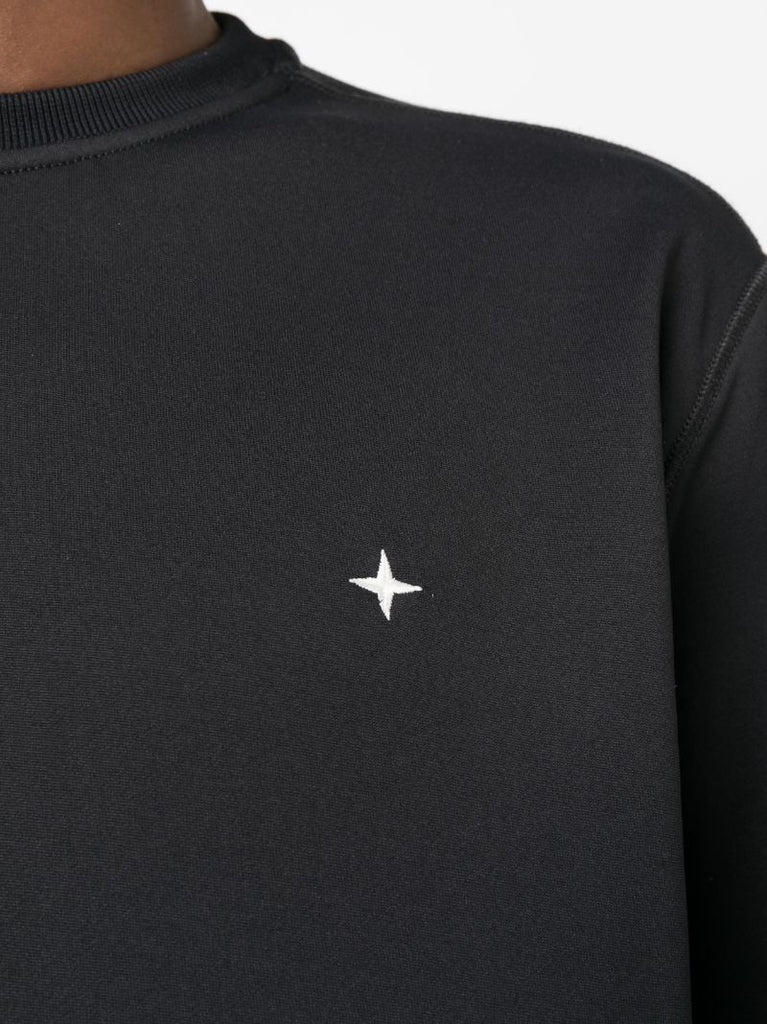 Black Logo-print Cotton Sweatshirt