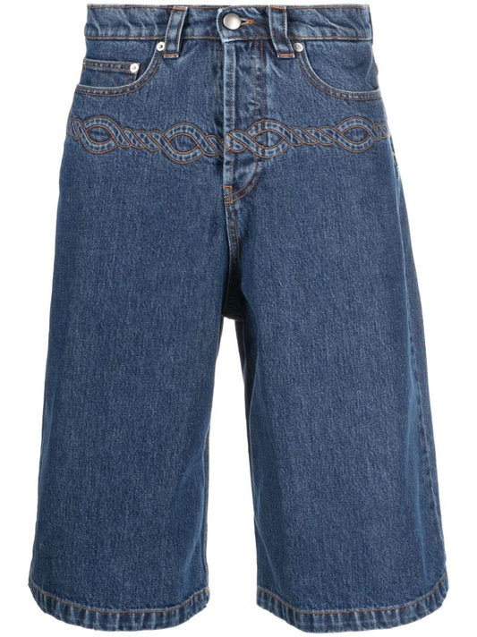 Blue Denim Shorts
