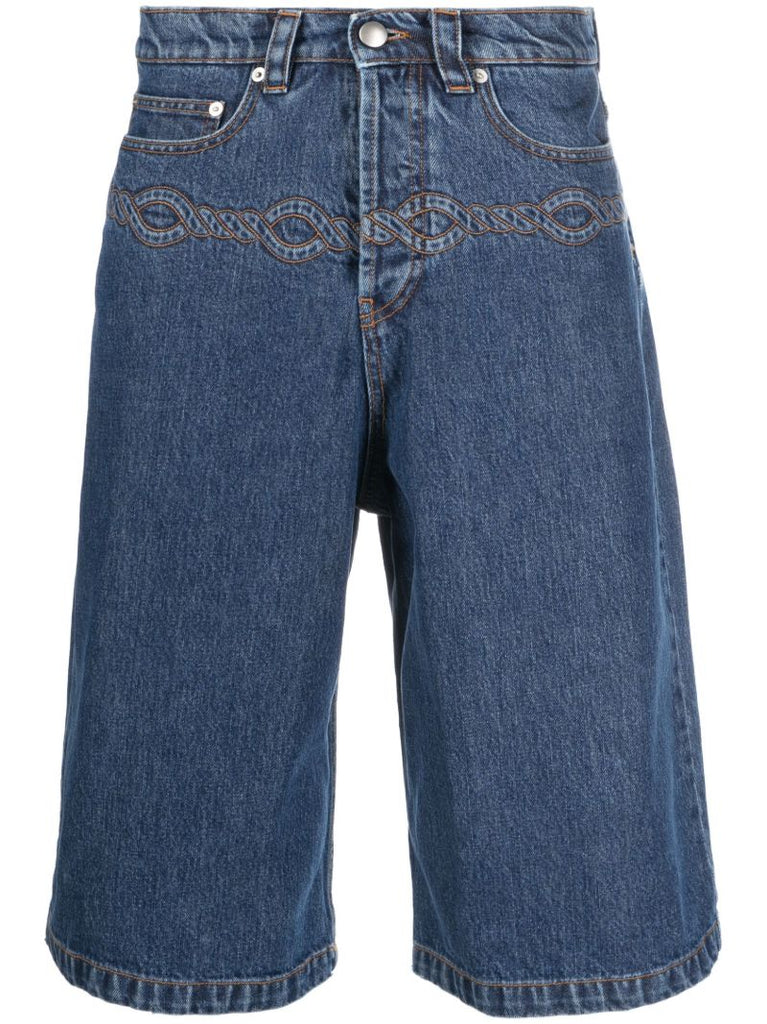 Blue Denim Shorts