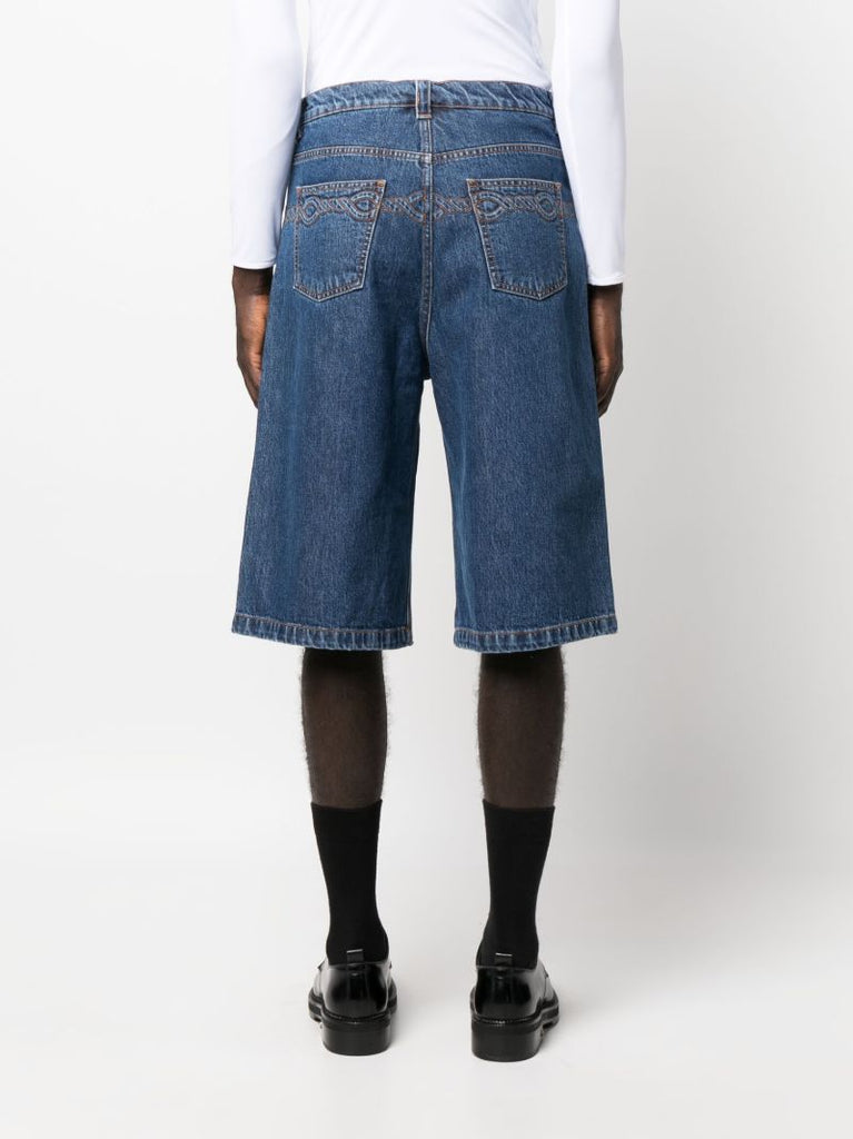 Blue Denim Shorts